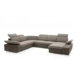 NOWOŚĆ 5900168831667 Narożnik CONTINENTAL XL z funkcją spania - I grupa tkanin King Home