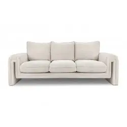 NOWOŚĆ KH1501100164 Sofa KELLY 230 tkanina szenil beżowa King Home