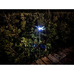 NOWOŚĆ VK018A LAMPA ZEWNĘTRZNA SOLARNA WAŻKA SREBRNA/SILVER ZUMA LINE