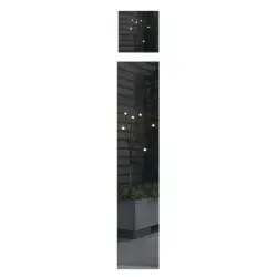 NOWOŚĆ VK018G-1 LAMPA ZEWNĘTRZNA SOLARNA SREBRNA/SILVER ZUMA LINE