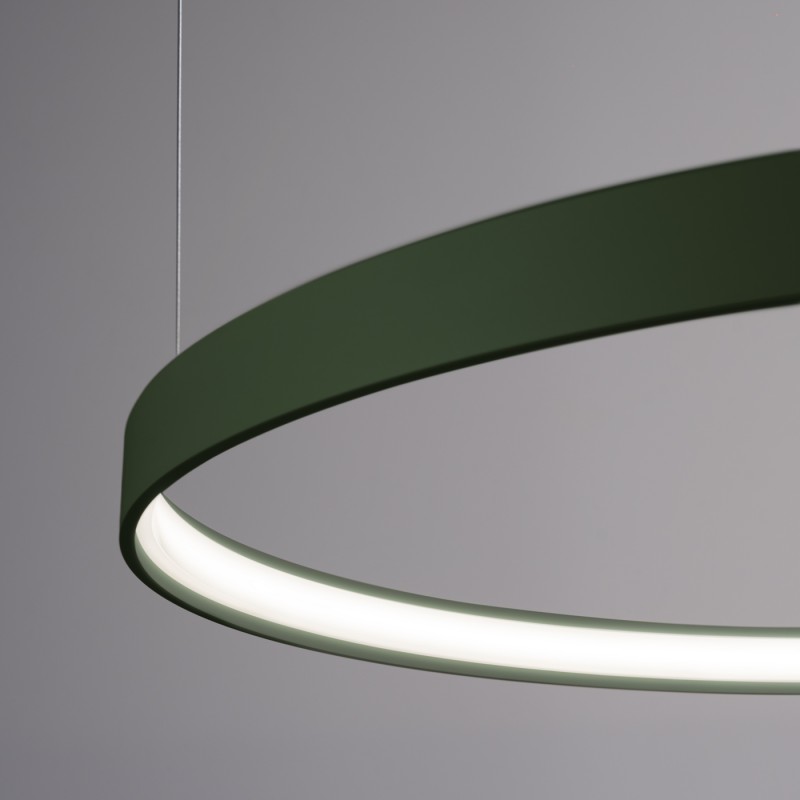 NOWOŚĆ Żyrandol RIO 3 55/78/110 zielona oliwka LED 4000KTH.382 Thoro