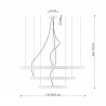 NOWOŚĆ Żyrandol RIO 3 55/78/110 zielona oliwka LED 4000KTH.382 Thoro