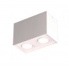 MAXLIGHT C0088 LAMPA SUFITOWA BASIC SQUARE BIAŁA PODWÓJNA