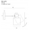 MAXLIGHT W0188  KINKIET BLACK