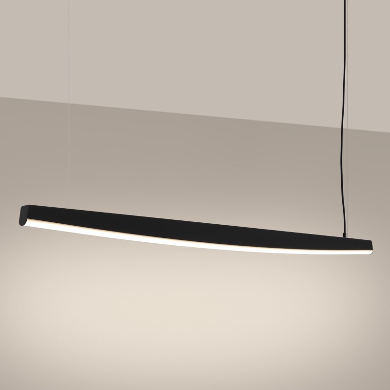 NOWOŚĆ Lampa wisząca JORUN 150 czarna LED 3000KTH.475 Thoro