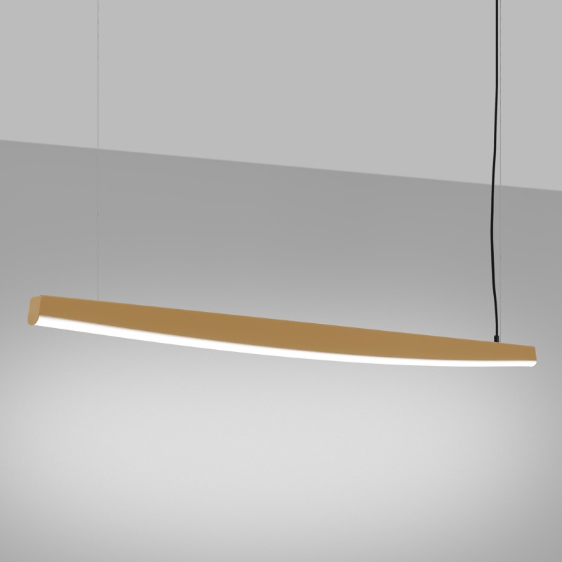 NOWOŚĆ Lampa wisząca JORUN 150 złota LED 4000KTH.479 Thoro