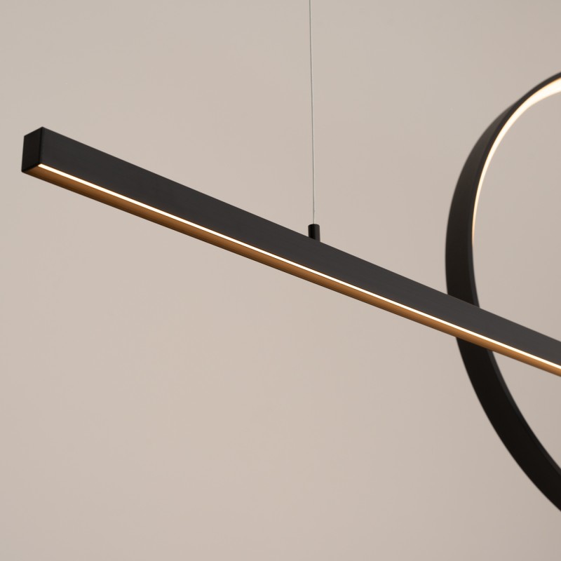 NOWOŚĆ Lampa wisząca GLAD czarna LED 3000KTH.494 Thoro