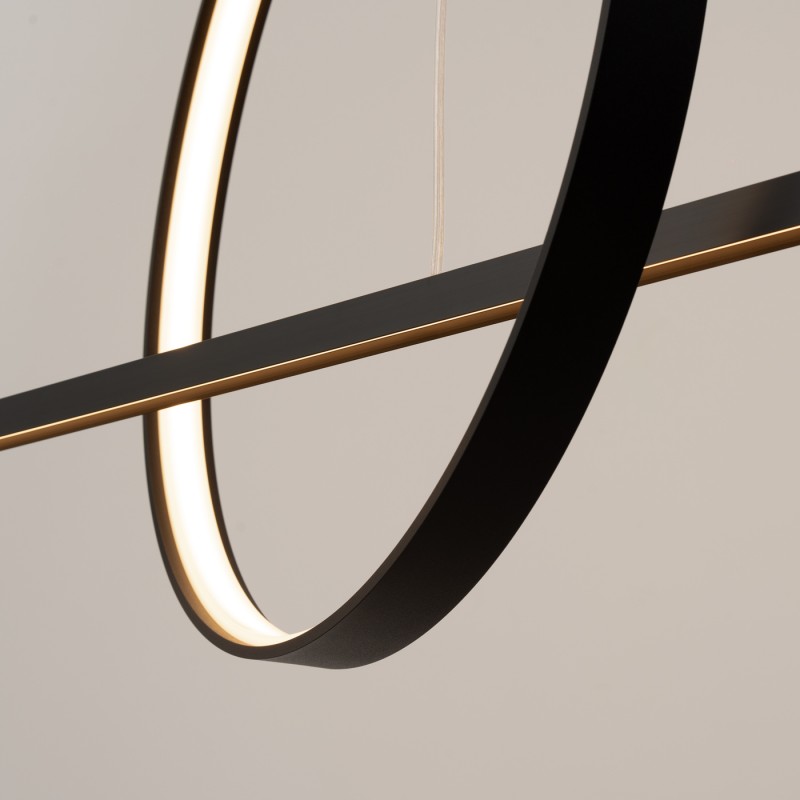 NOWOŚĆ Lampa wisząca GLAD czarna LED 3000KTH.494 Thoro