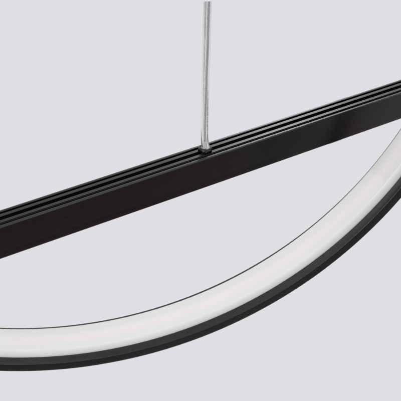 NOWOŚĆ Lampa wisząca GLAD czarna LED 3000KTH.494 Thoro