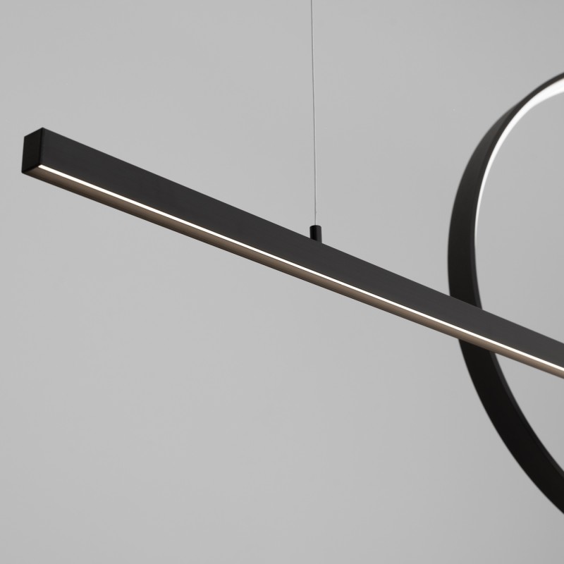 NOWOŚĆ Lampa wisząca GLAD czarna LED 4000KTH.495 Thoro