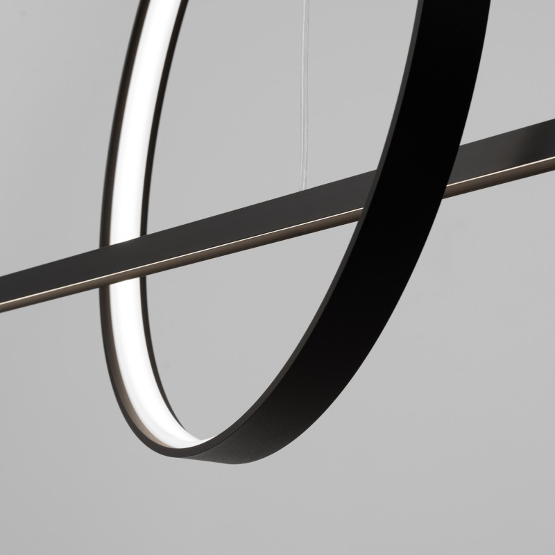 NOWOŚĆ Lampa wisząca GLAD czarna LED 4000KTH.495 Thoro