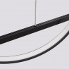 NOWOŚĆ Lampa wisząca GLAD czarna LED 4000KTH.495 Thoro