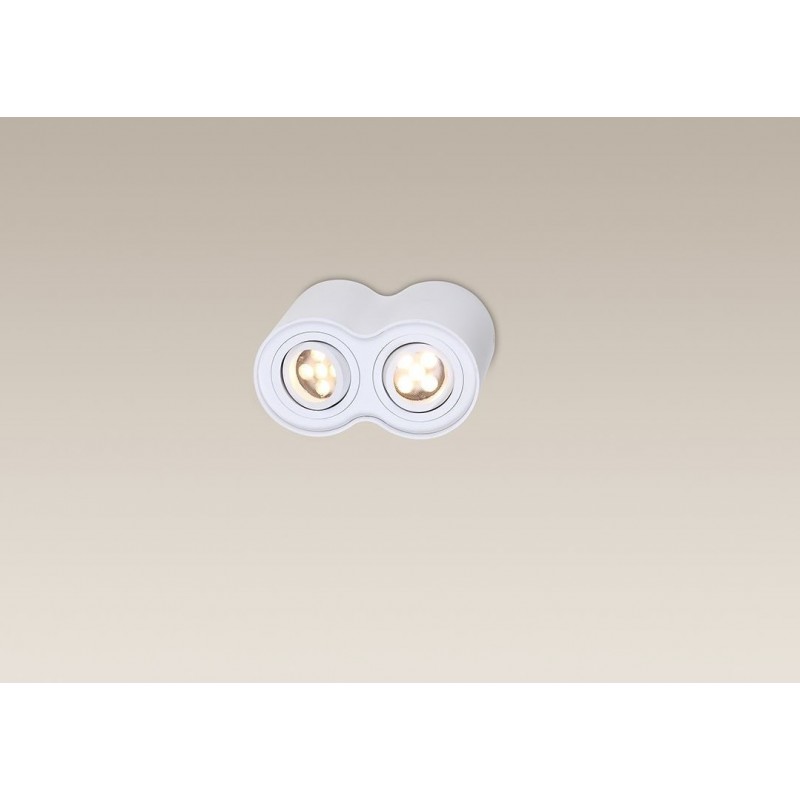 MAXLIGHT C0085 LAMPA SUFITOWA BASIC ROUND BIAŁA PODWÓJNA