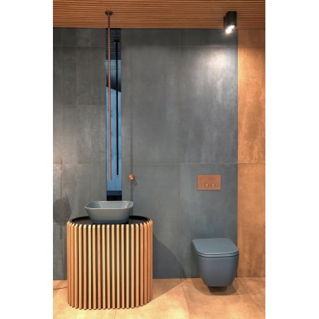 MAXLIGHT C0086 LAMPA SUFITOWA BASIC ROUND CZARNA PODWÓJNA