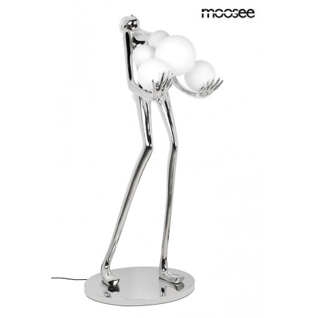 NOWOŚĆ MSE1501100556 MOOSEE lampa podłogowa HUMAN SILVER       PREMIUM  King Home