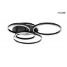 NOWOŚĆ MSE1501100505 MOOSEE lampa sufitowa / plafon RINGS 5    czarna  King Home