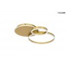 NOWOŚĆ MSE1501100506 MOOSEE lampa sufitowa / plafon RINGS 3    złota  King Home