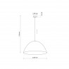 NOWOŚĆ 10658FARO SABIA LAMPA WISZĄCA 500 Tk Lighting