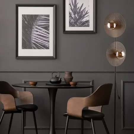NOWOŚĆ 16135LUNAR WOOD LAMPA PODŁOGOWA 2XG9 Tk Lighting
