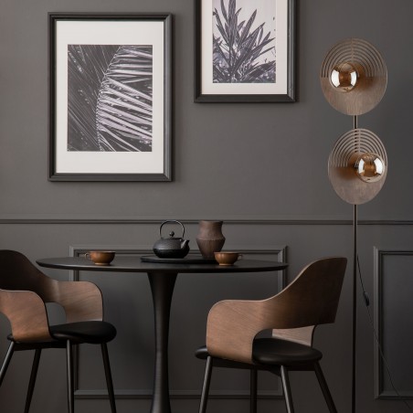 NOWOŚĆ 16135LUNAR WOOD LAMPA PODŁOGOWA 2XG9 Tk Lighting