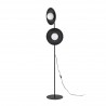 NOWOŚĆ 16136SLATE BLACK GLASS LAMPA PODŁOGOWA 2XG9 Tk Lighting