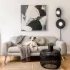 NOWOŚĆ 16136SLATE BLACK GLASS LAMPA PODŁOGOWA 2XG9 Tk Lighting