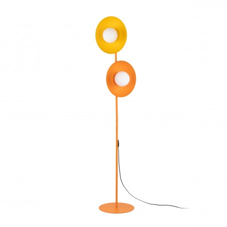 NOWOŚĆ 16137SLATE MIX GLASS LAMPA PODŁOGOWA 2XG9 Tk Lighting