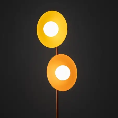 NOWOŚĆ 16137SLATE MIX GLASS LAMPA PODŁOGOWA 2XG9 Tk Lighting