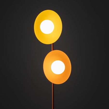 NOWOŚĆ 16137SLATE MIX GLASS LAMPA PODŁOGOWA 2XG9 Tk Lighting
