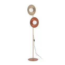 NOWOŚĆ 16138SLATE MIX GLASS LAMPA PODŁOGOWA 2XG9 Tk Lighting