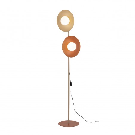 NOWOŚĆ 16138SLATE MIX GLASS LAMPA PODŁOGOWA 2XG9 Tk Lighting