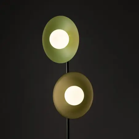 NOWOŚĆ 16139SLATE MIX GLASS LAMPA PODŁOGOWA 2XG9 Tk Lighting