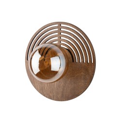 NOWOŚĆ 11013LUNAR WOOD KINKIET 1XG9  250 Tk Lighting
