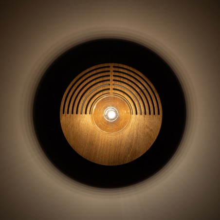 NOWOŚĆ 11013LUNAR WOOD KINKIET 1XG9  250 Tk Lighting