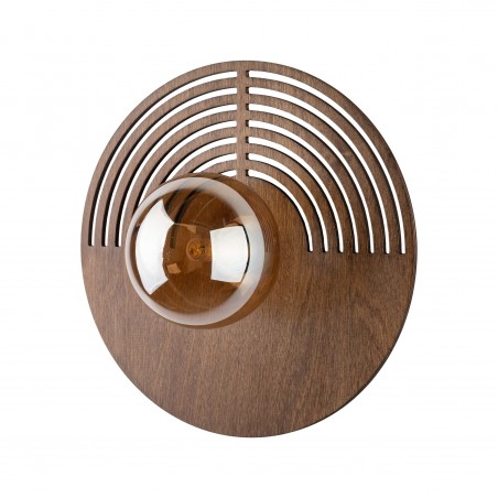 NOWOŚĆ 11014LUNAR WOOD KINKIET 1XG9  300 Tk Lighting