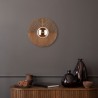 NOWOŚĆ 11014LUNAR WOOD KINKIET 1XG9  300 Tk Lighting
