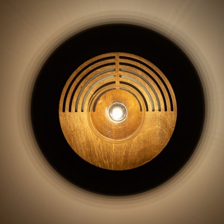 NOWOŚĆ 11014LUNAR WOOD KINKIET 1XG9  300 Tk Lighting