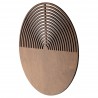 NOWOŚĆ 11015LUNAR WOOD KINKIET 2XG9 Tk Lighting
