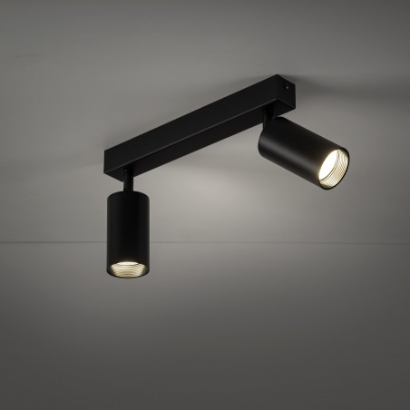 NOWOŚĆ 10633AMIS BLACK  LAMPA SUFITOWA 2 Tk Lighting