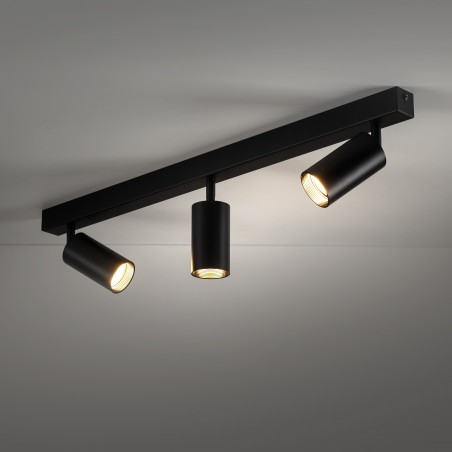 NOWOŚĆ 10634AMIS BLACK LAMPA SUFITOWA 3 Tk Lighting