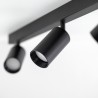 NOWOŚĆ 10634AMIS BLACK LAMPA SUFITOWA 3 Tk Lighting