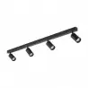 NOWOŚĆ 10635AMIS BLACK LAMPA SUFITOWA 4 Tk Lighting