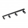 NOWOŚĆ 10635AMIS BLACK LAMPA SUFITOWA 4 Tk Lighting