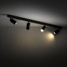NOWOŚĆ 10635AMIS BLACK LAMPA SUFITOWA 4 Tk Lighting