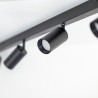 NOWOŚĆ 10635AMIS BLACK LAMPA SUFITOWA 4 Tk Lighting