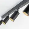 NOWOŚĆ 10635AMIS BLACK LAMPA SUFITOWA 4 Tk Lighting