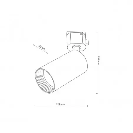 NOWOŚĆ 10647TRACER AMIS WHITE 1XGU10 Tk Lighting