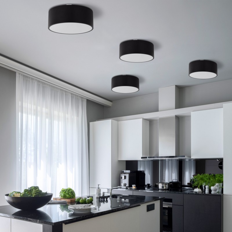 NOWOŚĆ 10984LIVO BLACK S 2XE27 IP54 Tk Lighting