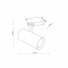 NOWOŚĆ 10971TRACER BLACK GU10 Tk Lighting