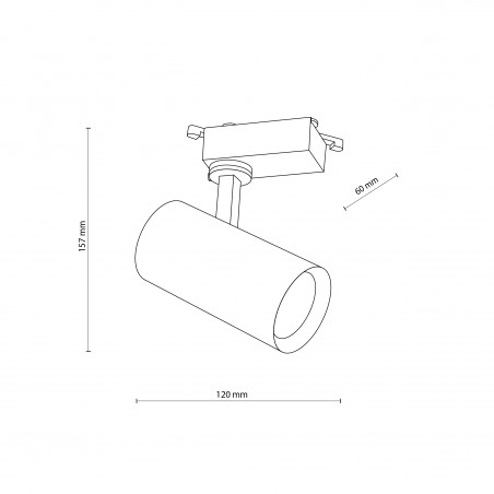 NOWOŚĆ 10972TRACER WHITE GU10 Tk Lighting
